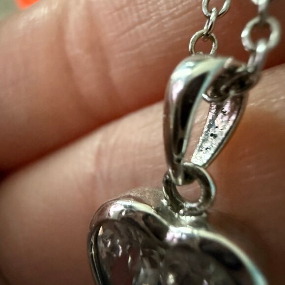 CZ by Kenneth Jay Lane Heart Necklace - Picture 12 of 12